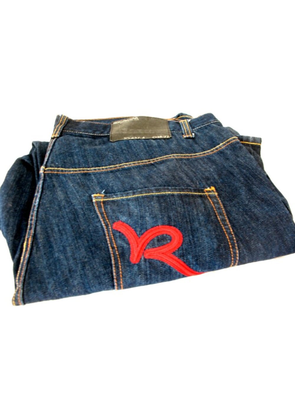 Vintage Rocawear Jeans Mens 44x34 Blue Wide Leg Baggy Streetwear Denim Y2K 90S - Picture 2 of 7